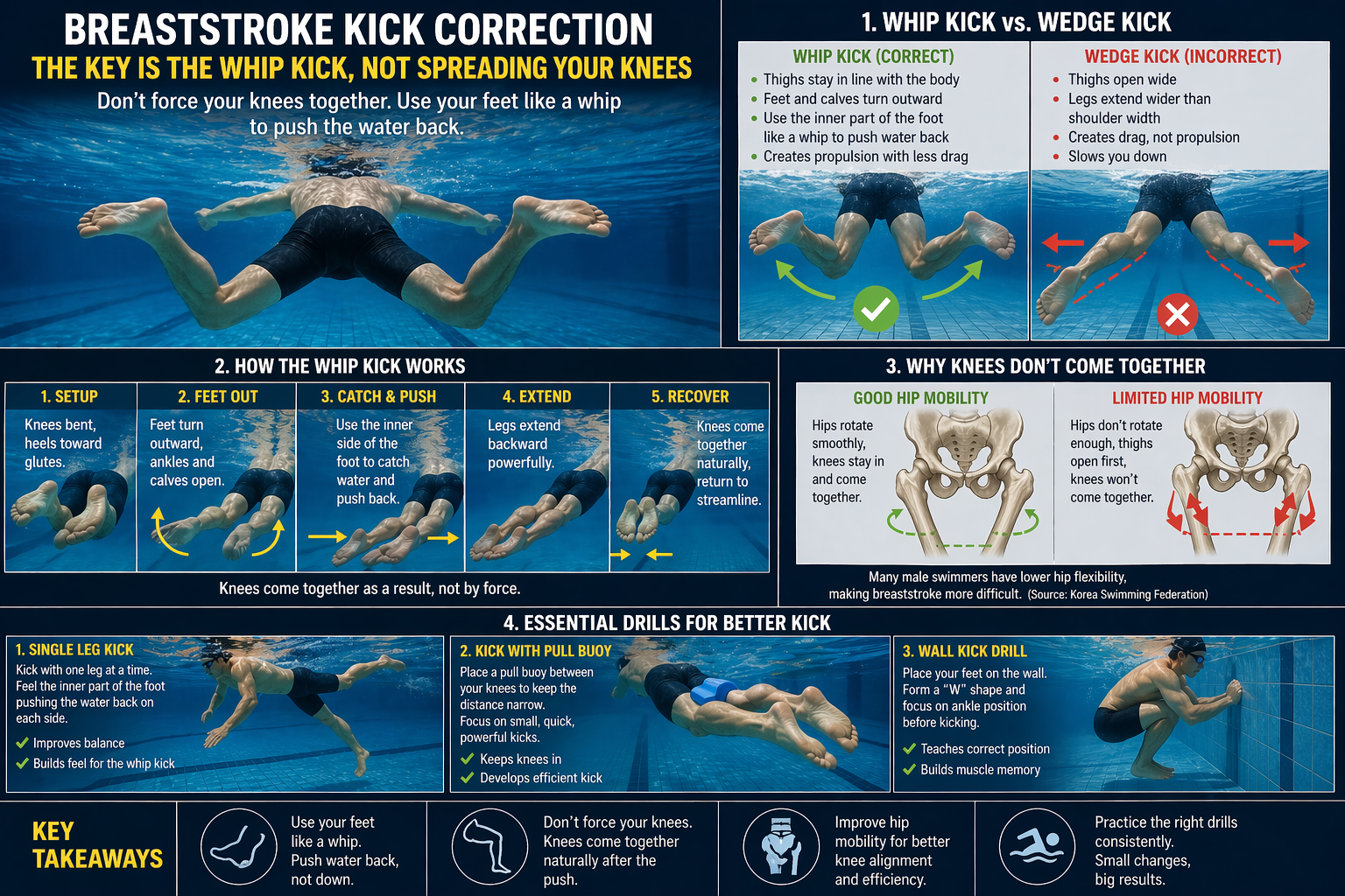 평영 발차기 잘하는 법