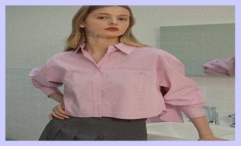 크롭 셔츠 코디 7가지