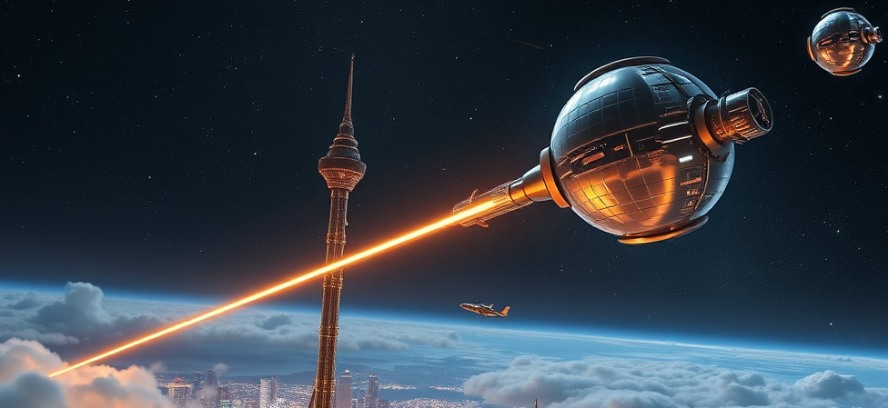 우주 엘리베이터 이미지