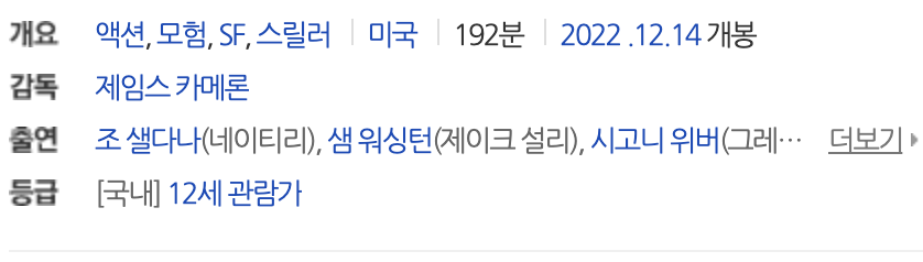 아바타 2 물의 길