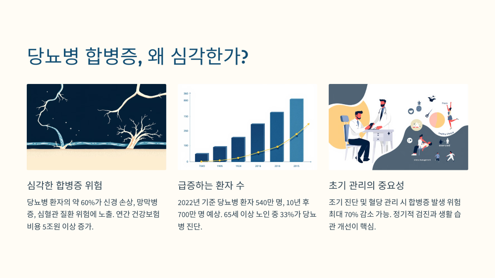 1. 당뇨병과 합병증이 왜 중요한가요?