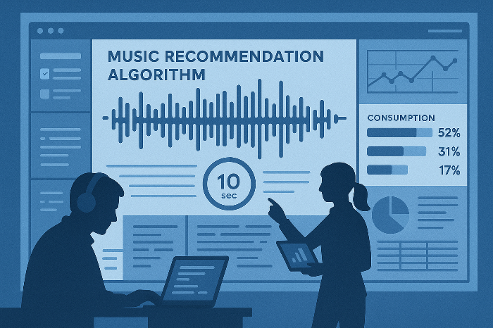 10초 기반 알고리즘 구조를 중심으로 재편되는 플랫폼 대시보드 이미지