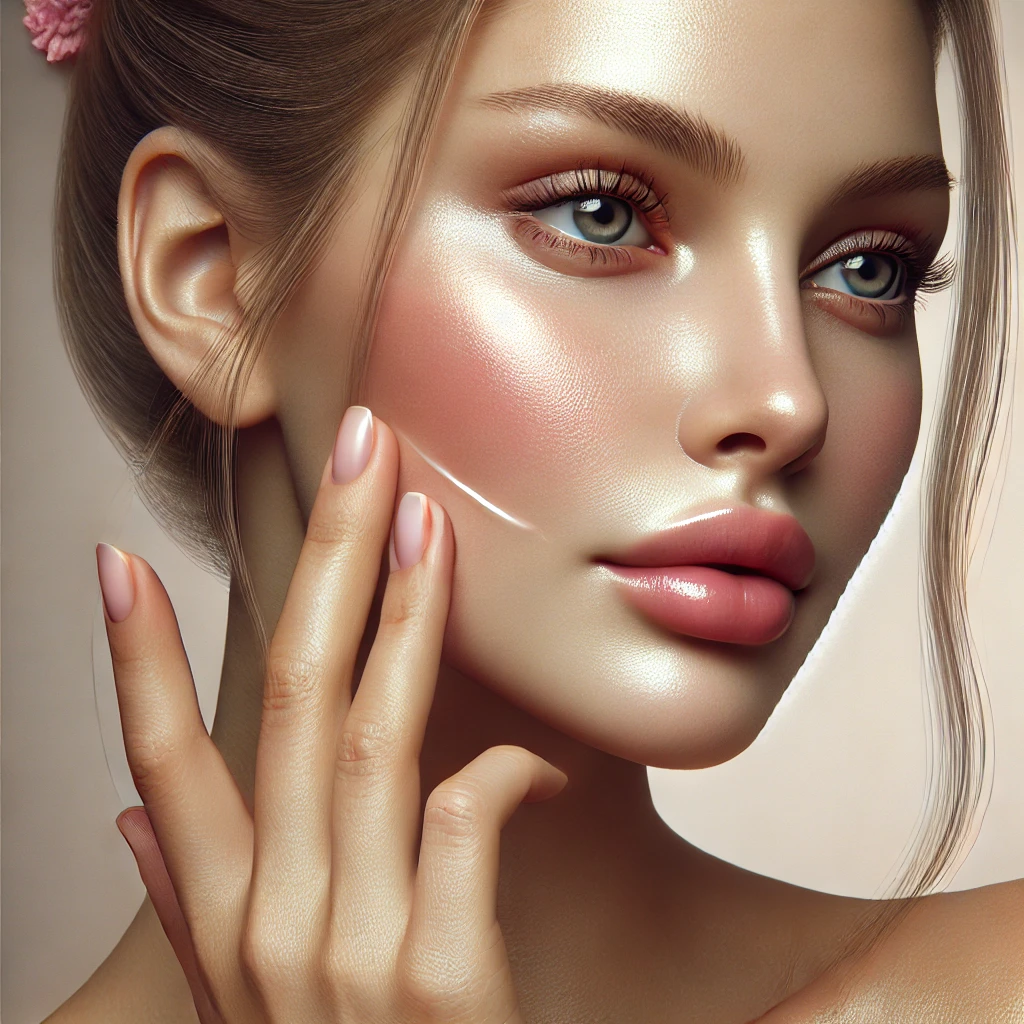 탄력 있고 촉촉한 피부 관리 이미지