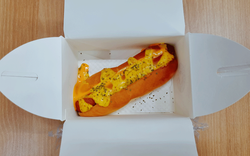 탐앤탐스-오리지널핫도그