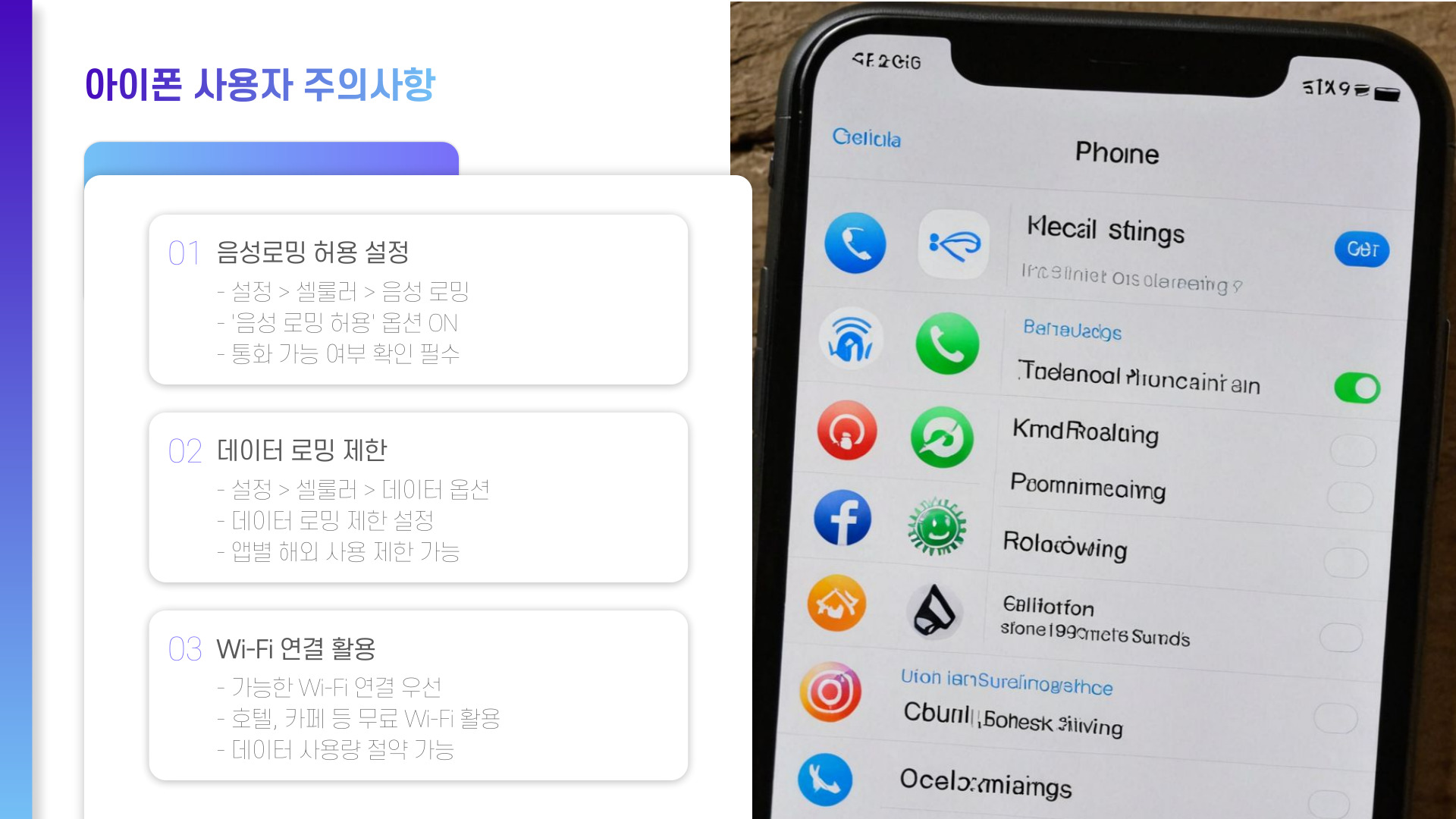 LG 유플러스 해외로밍 신청