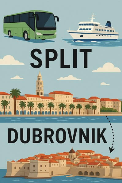 크로아티아 스플리트 &harr; 두브로브니크 이동 완벽 가이드