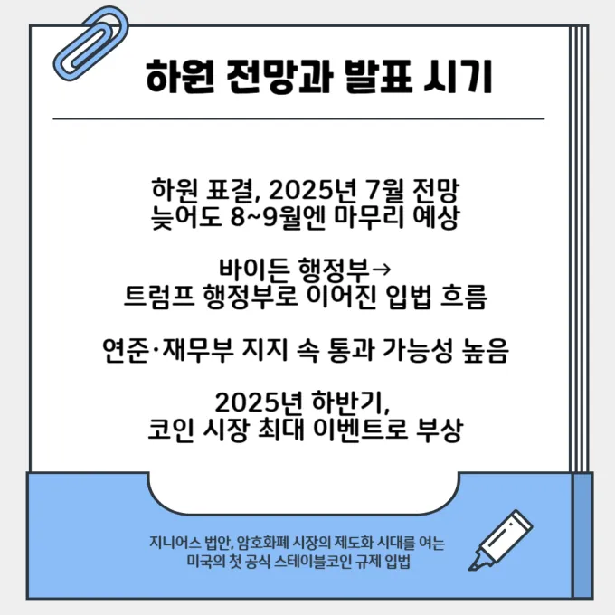 지니어스 법안 하원