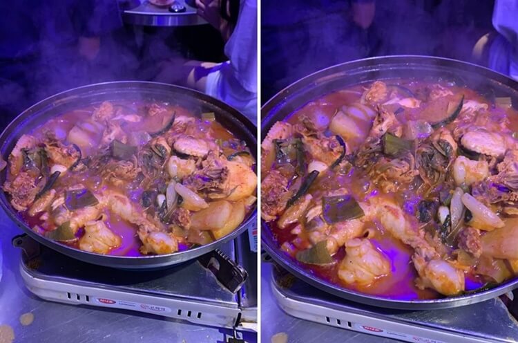 국물이 졸여진 곱도리탕