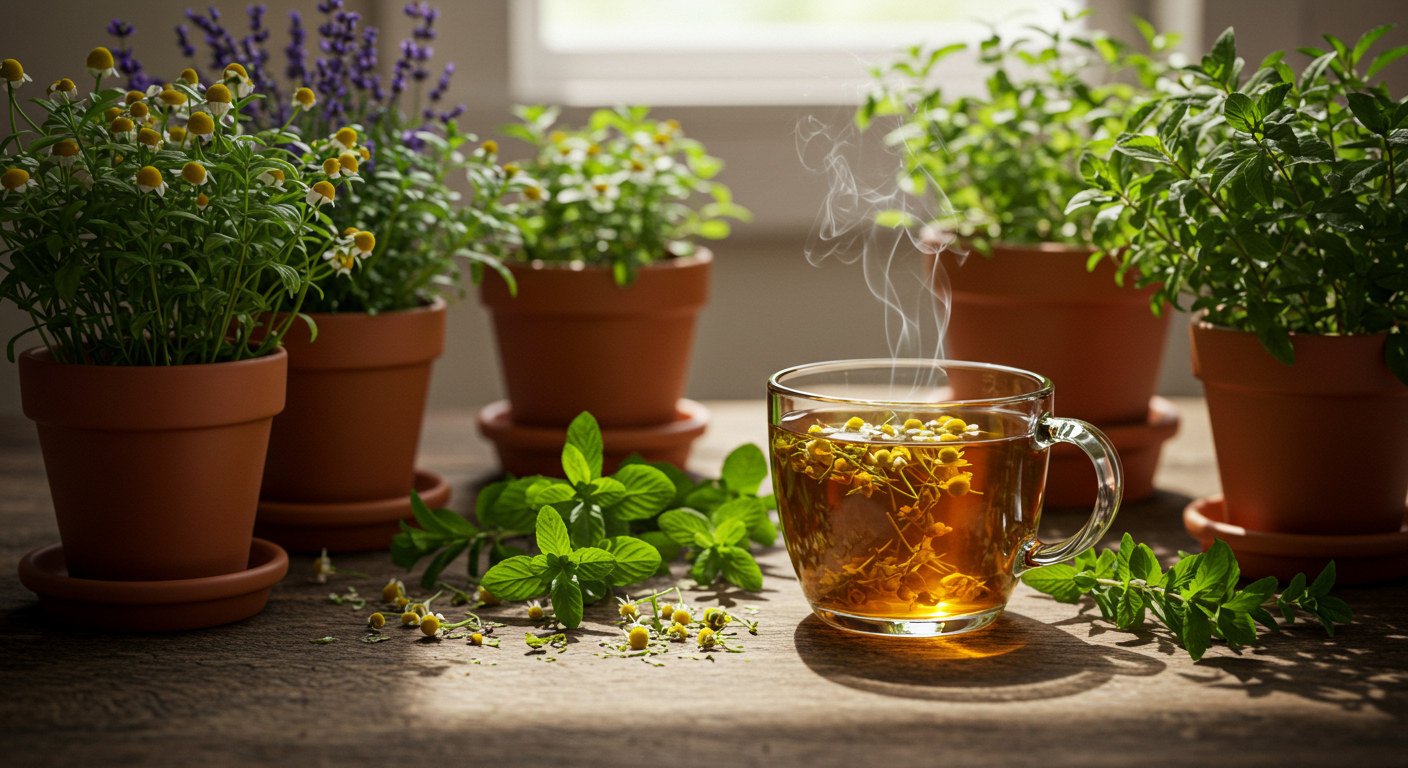 허브 차로 몸과 마음을 다스리는 자연치유의 비밀 !