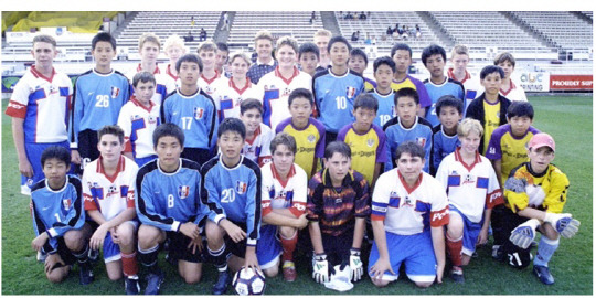 국가 대표 기성용의 유소년 시절 브리즈번에서 찍은 사진