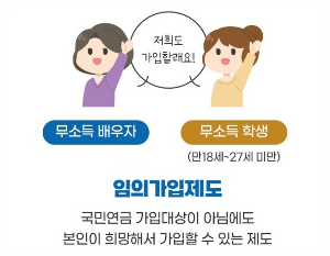 국민연금 임의 가입제도