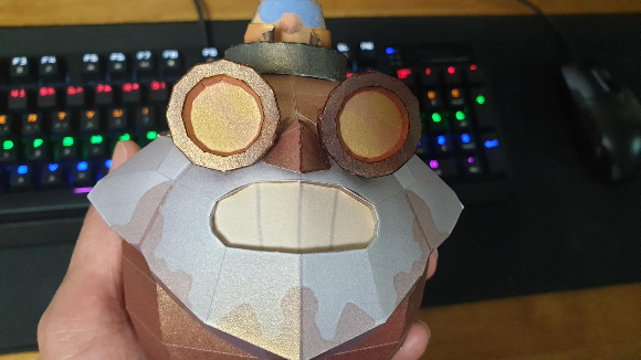 브롤스타즈 로보마이크 종이모형