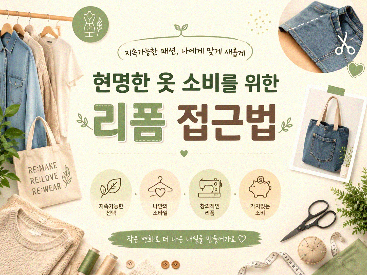 옷 리폼으로 의류 지출 줄이는 방법