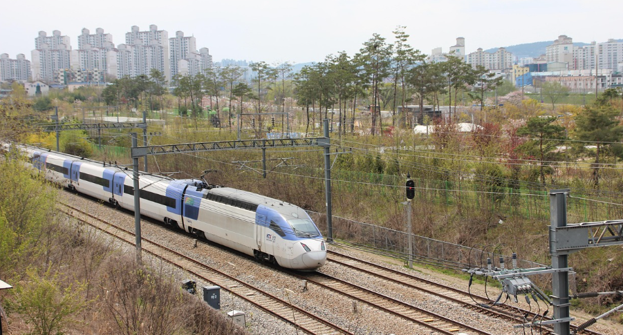 KTX 기차 사진