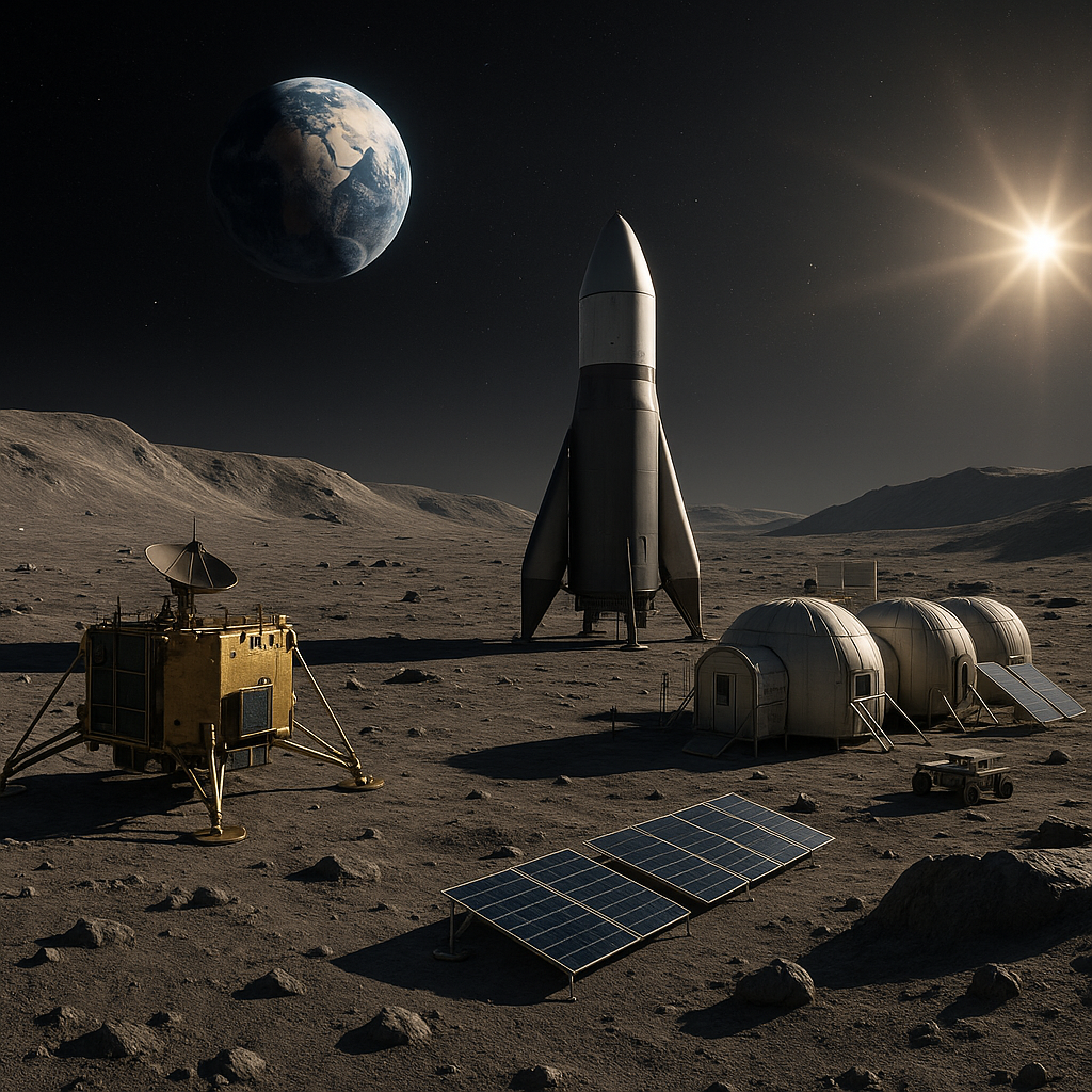 한국형 달 착륙 및 기지 구축 계획 : 한국의 우주 개발 현황과 비전