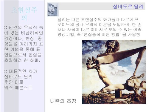 무의식의 예술, 초현실주의 3인전(살바도르 달리, 르네 마그리트, 호안 미로)