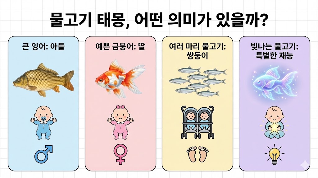 물고기 잡는 꿈 태몽? 임신 길몽 완벽 해몽