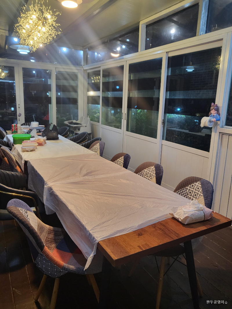 오아시스펜션 바베큐장