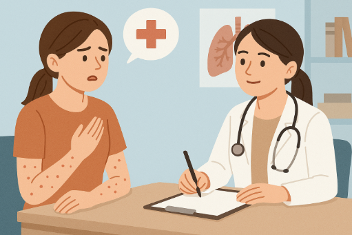 물놀이 후 두드러기