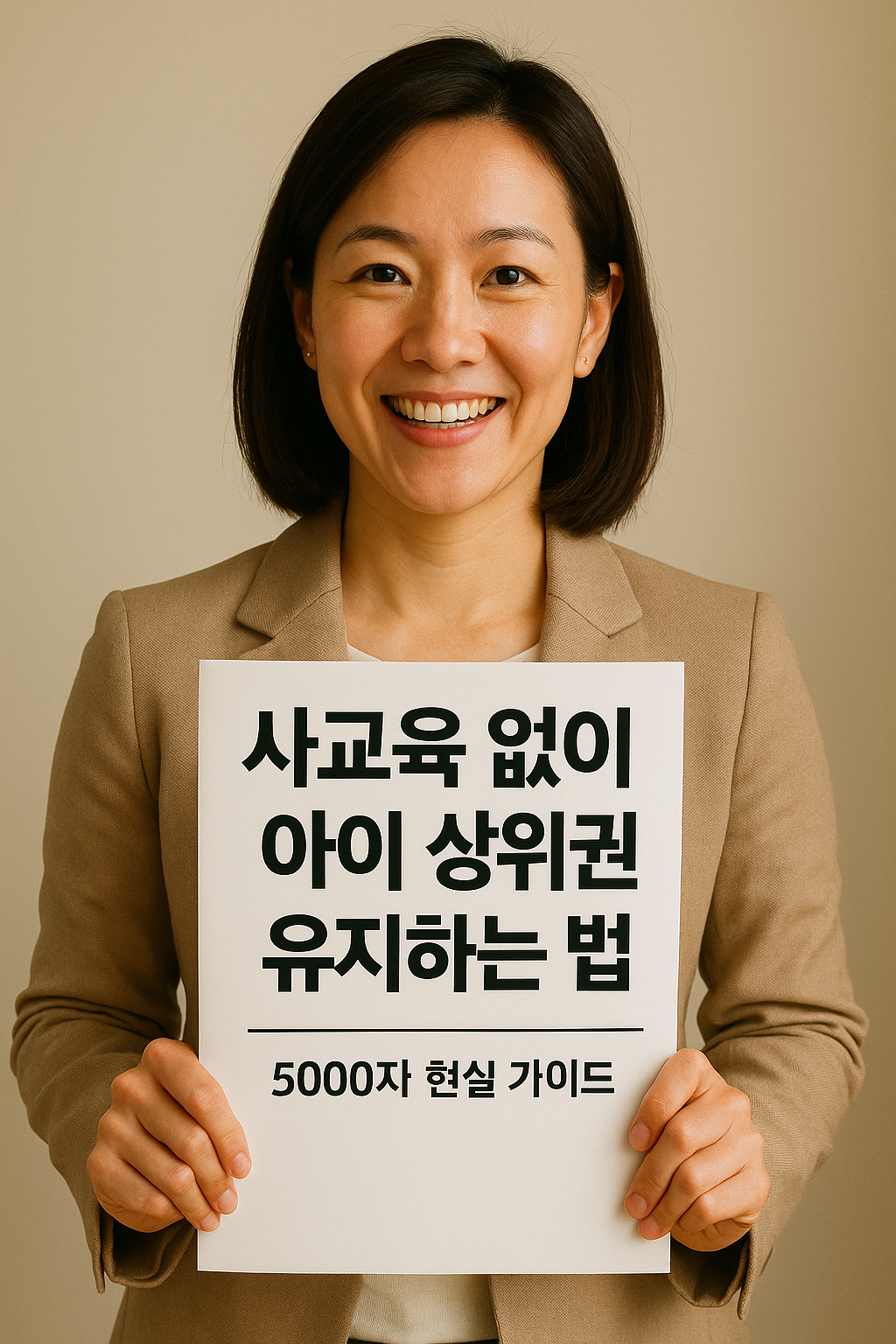 사교육 없이 아이 상위권 유지 하는 법