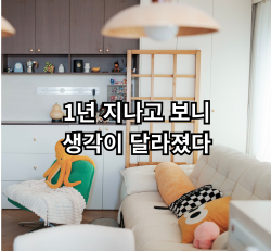 자취 1년 후 돌아보며 만족도가 높았던 소비의 공통점을 정리한 글