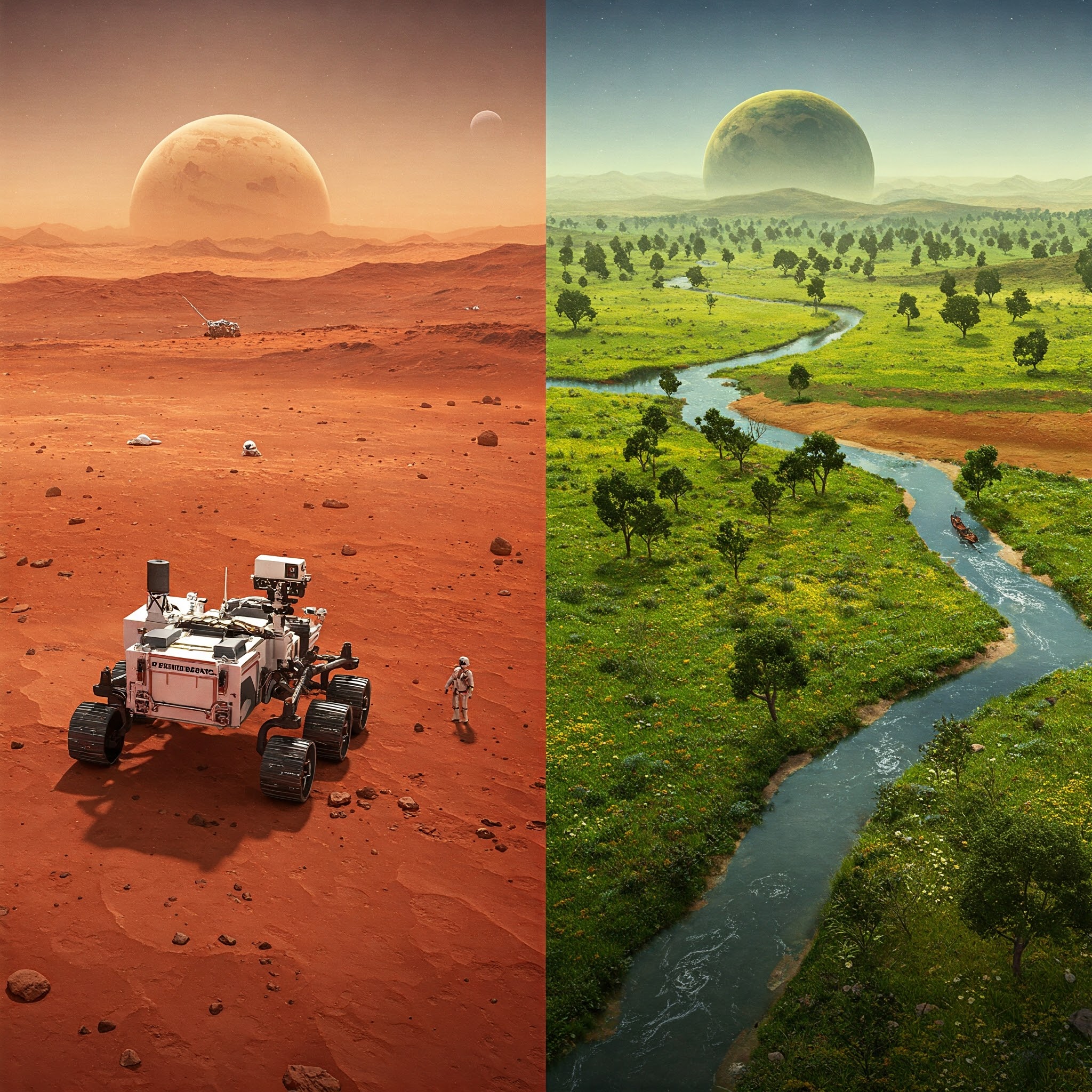 붉은 행성에 푸른 꿈을 심다: 화성 탐사의 현재와 테라포밍 가능성