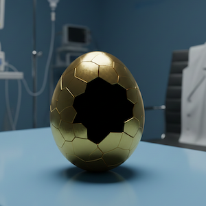 ‘황금알’ 도수치료의 종말: 관리급여 전환과 의료 지형의 지각변동을 상징적으로 보여주는 황금알 모형