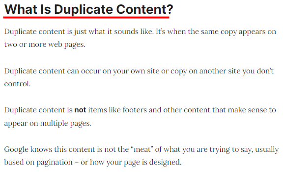 중복 콘텐츠란 이미지