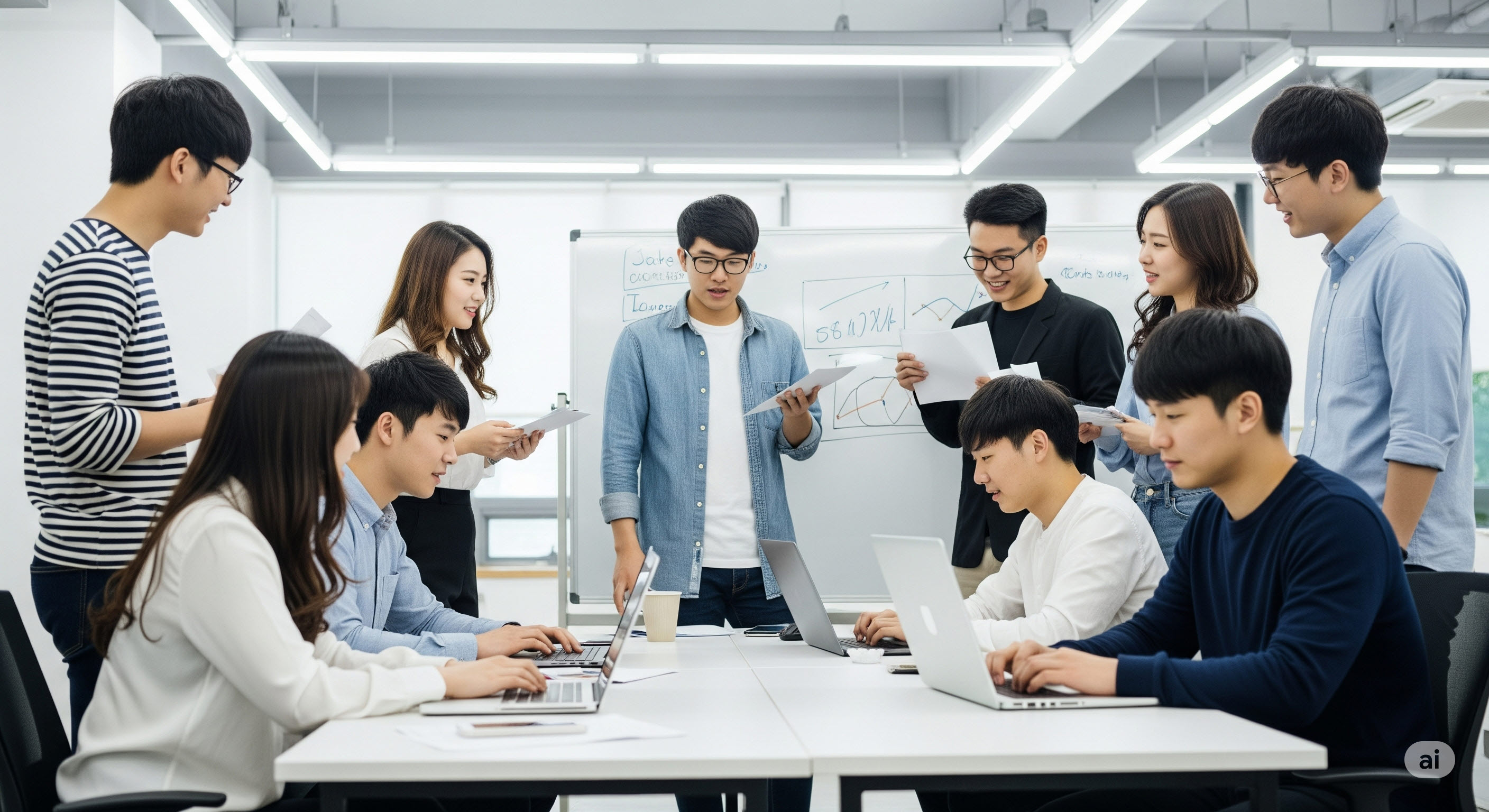 창업 준비하는 청년 이미지