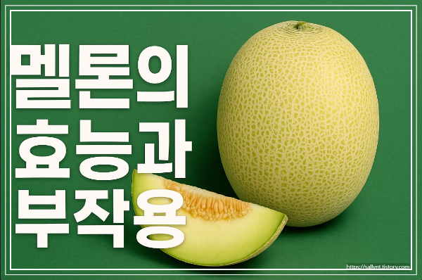 멜론의 효능과 부작용