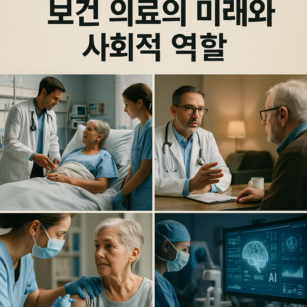 보건 의료의 미래와 사회적 역할 관련 사진