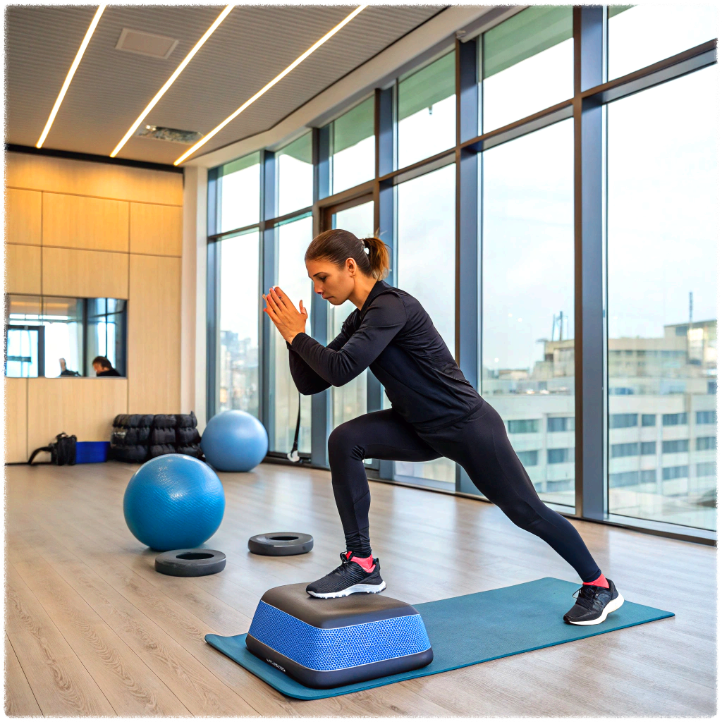 관절 및 근력 강화 운동을 하고 있는 이미지