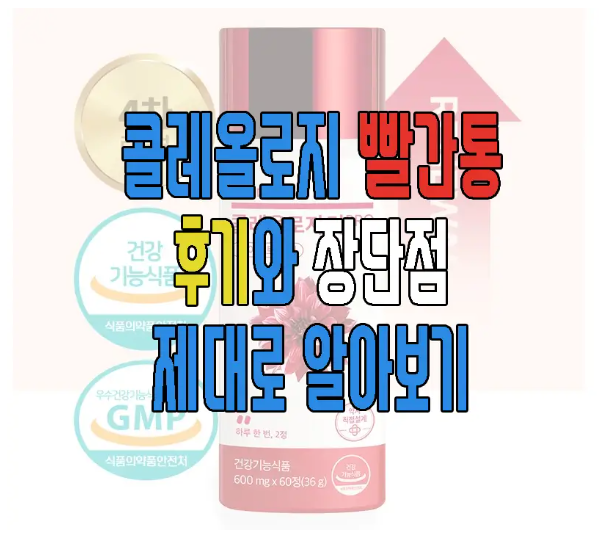 콜레올로지 빨간통에 관한 글 보러 가기 링크 사진