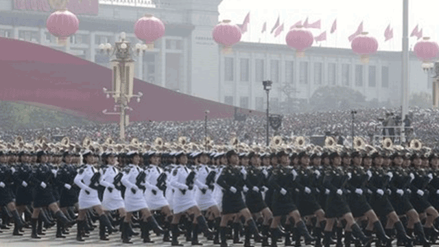 <출처 : KBS뉴스> 중국 전승절 열병식 모습