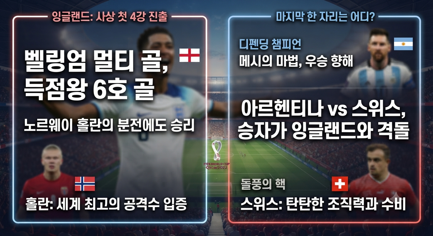 2026 북중미 월드컵 4강 대진표 확정