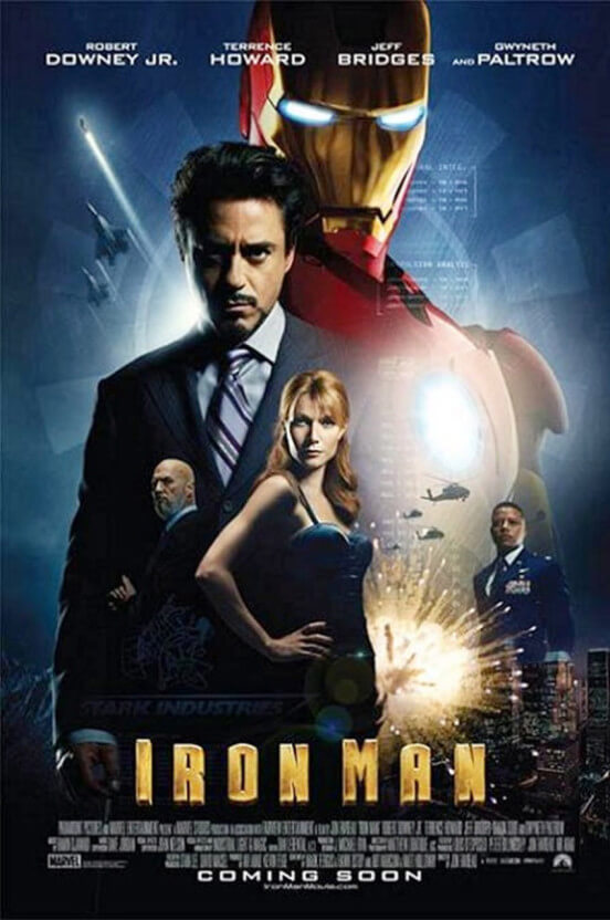 영화 아이언맨 포스터