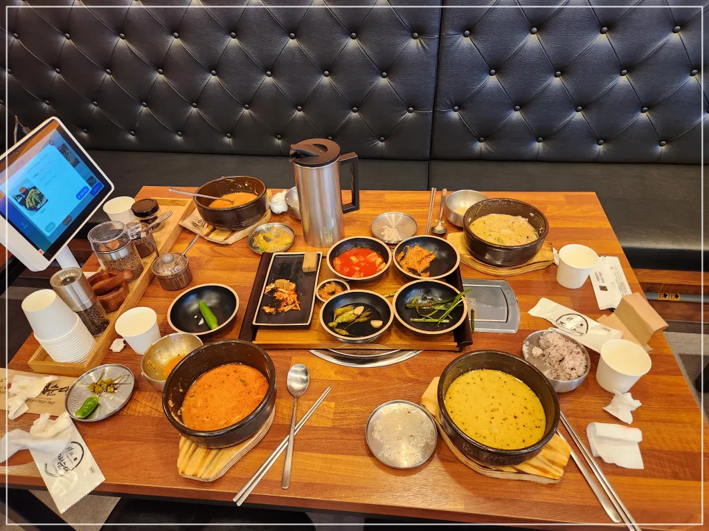 송도-정성순대-식사-후