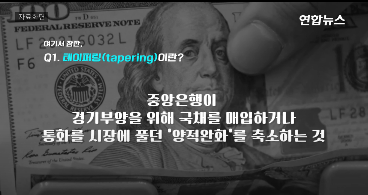 테이퍼링, 금융시장, 인플레이션, 양적완화, 연준, 금리 인상, 자산매입 축소, 기준금리, 유동성 회수, 경제 정책