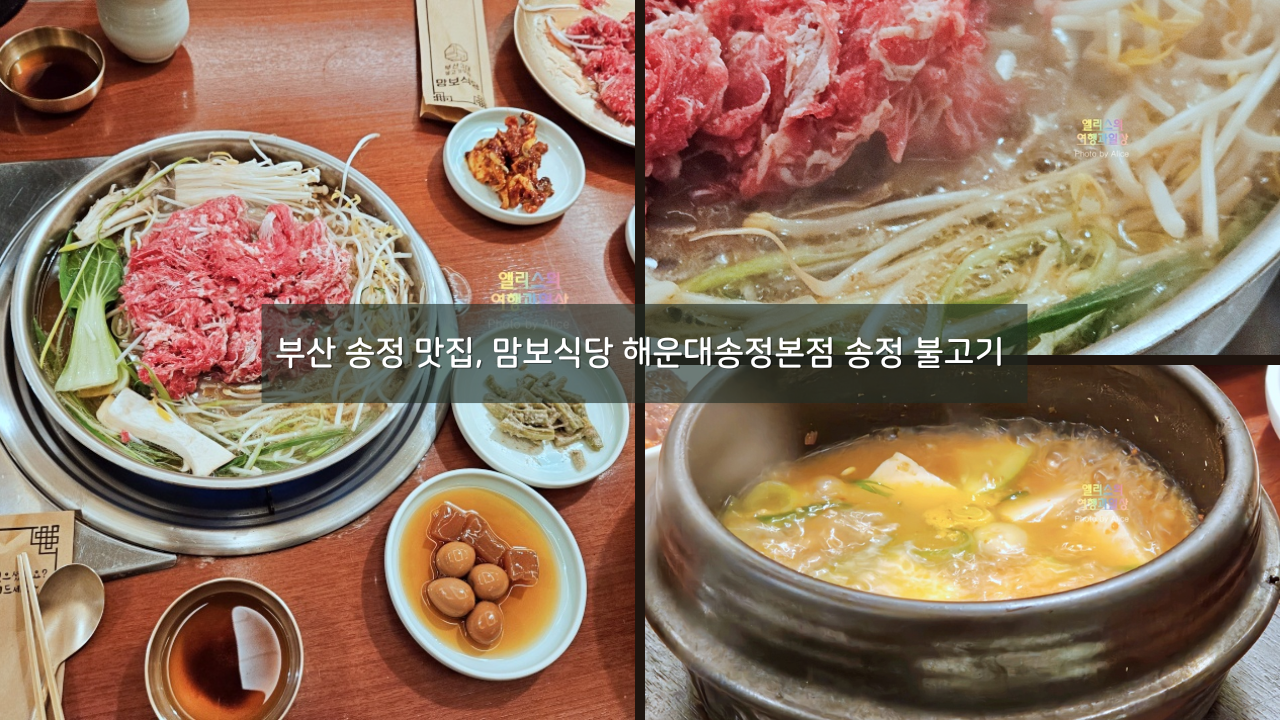부산 송정 맛집, 맘보식당 해운대송정본점 송정 불고기 후기