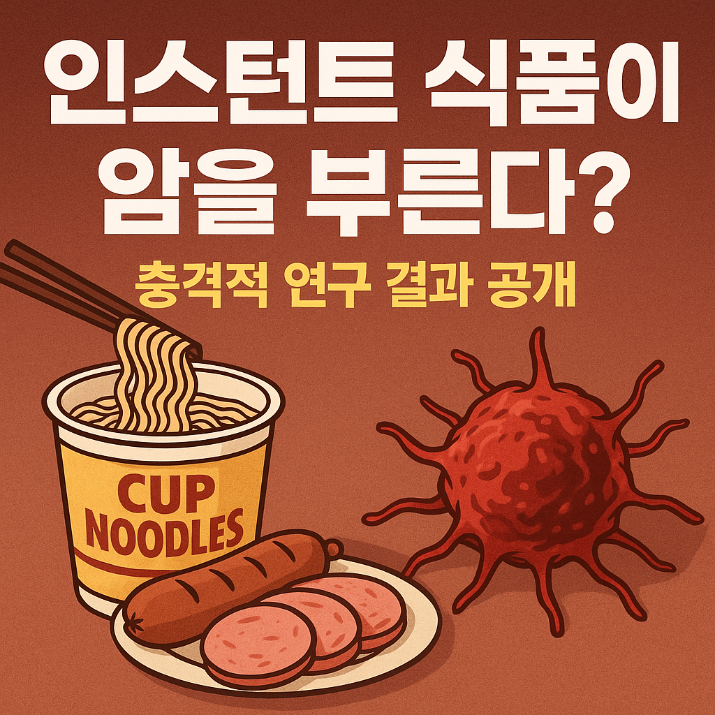 인스턴트 식품이 암을 부른다? 충격적 연구 결과 공개