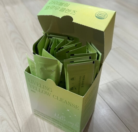 라이블링 옐로우 클렌즈 패키지