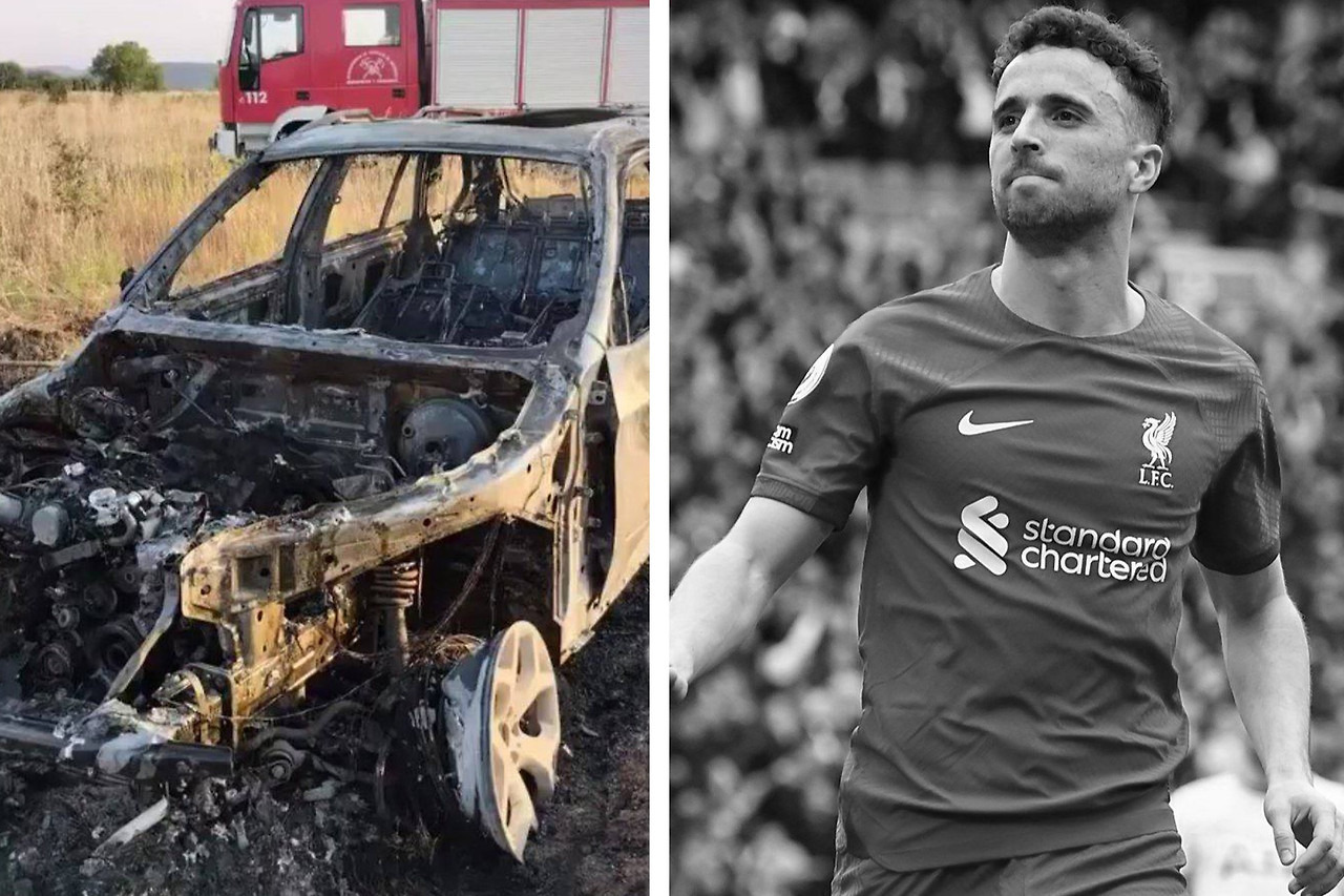 디오고조타의 사고차량과 생전모습