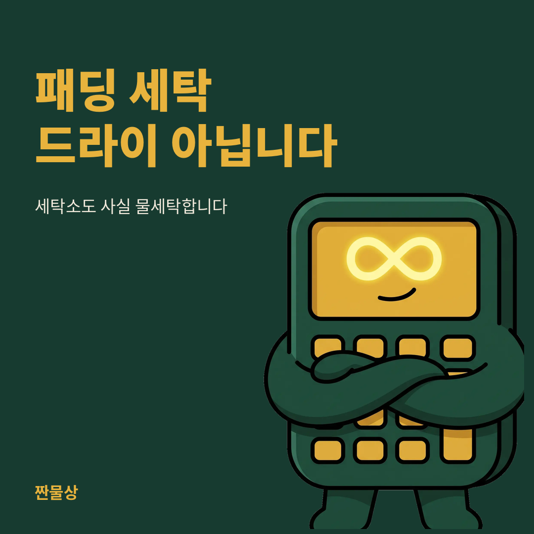 드라이클리닝 패딩 물세탁 집세탁