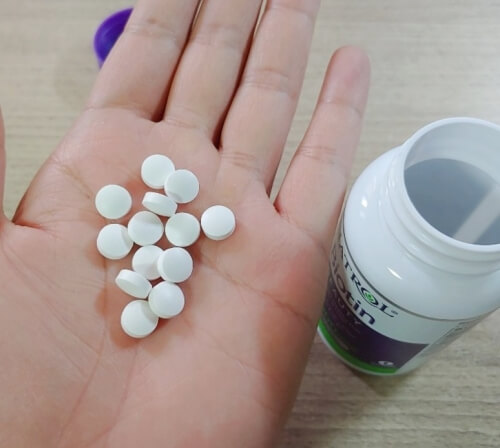 비오틴 정제 사진