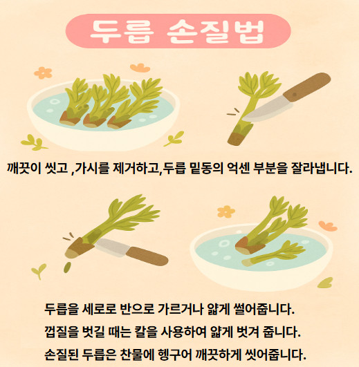 두릅손질법
