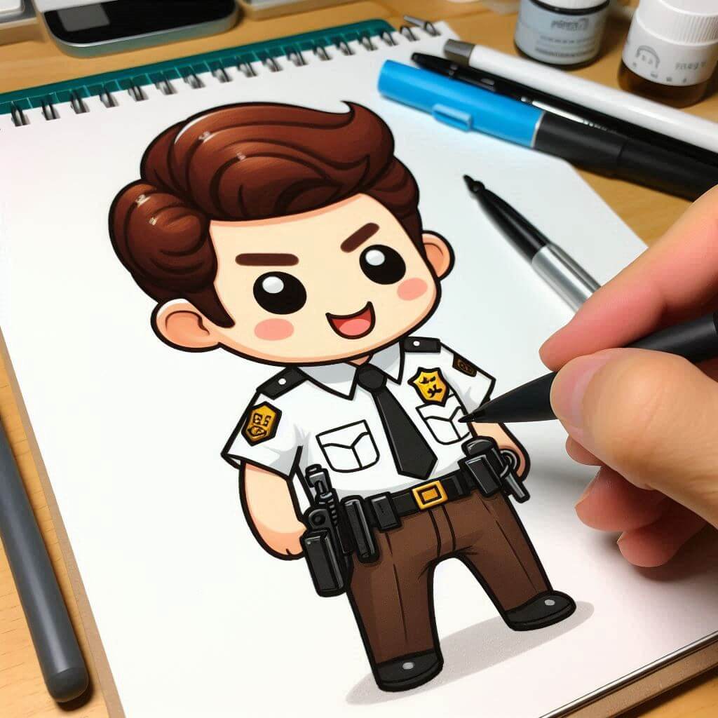 경비원 이미지