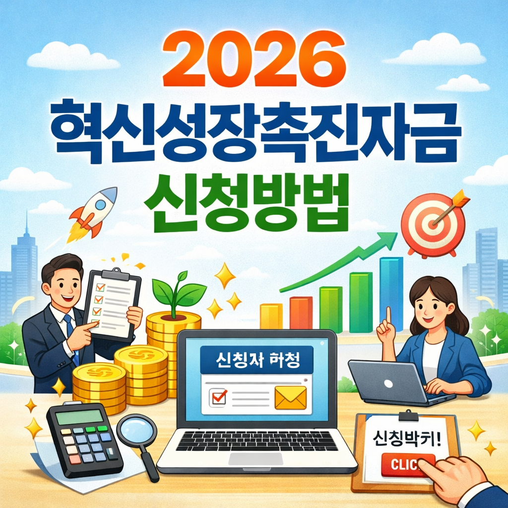2026 혁신성장촉진자금 신청방법 순서대로, 조건·금리·신청방법 총정리