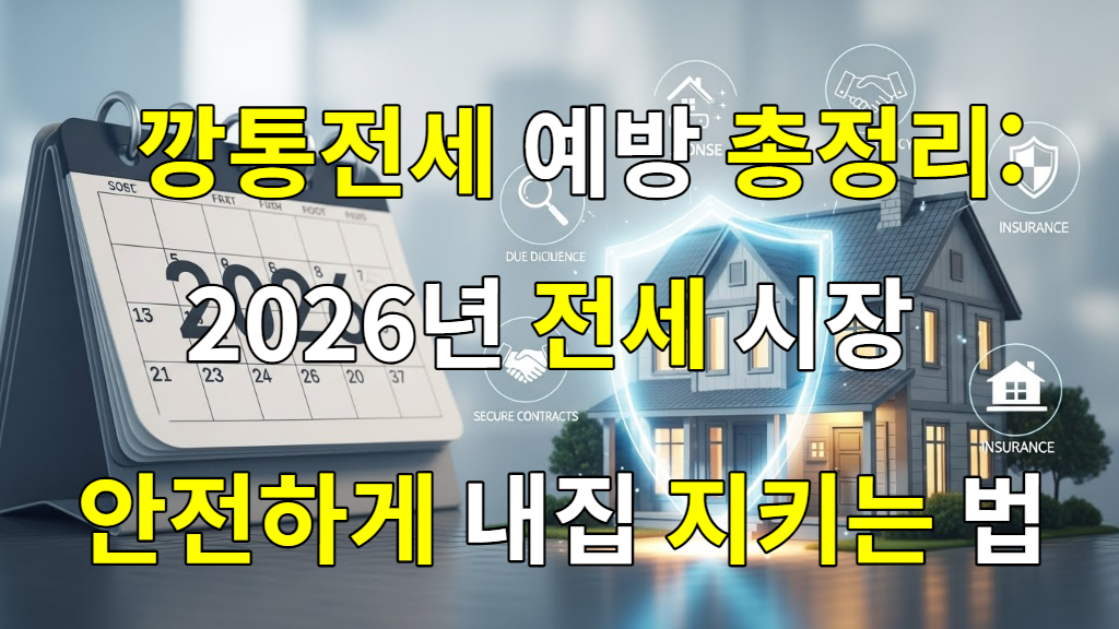 2026년 깡통전세로부터 안전하게 집을 지키는 모습