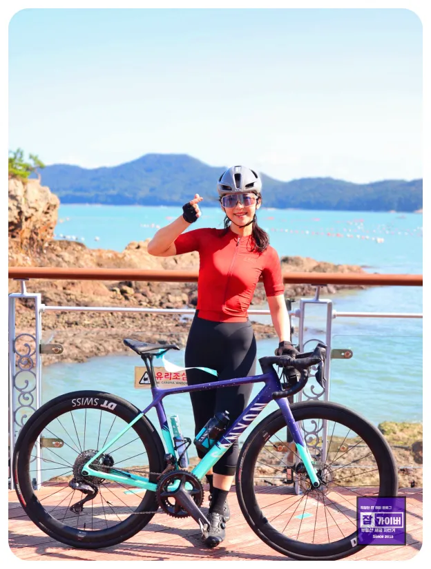 해남 라이딩 중 사진 스폿에서 촬영