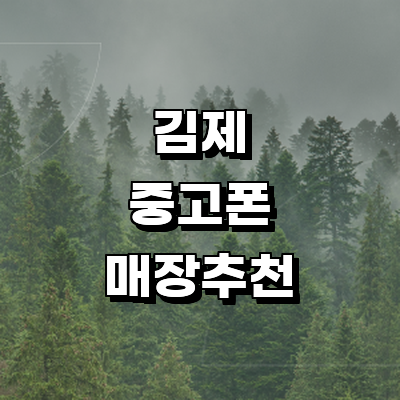 김제시 중고폰